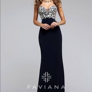 Designer formal dress